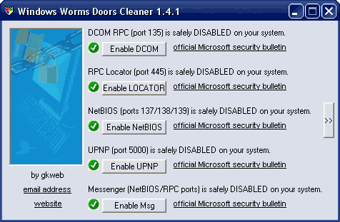 Windows Worms Doors Cleaner