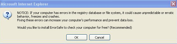 ErroSafe Popup Alert